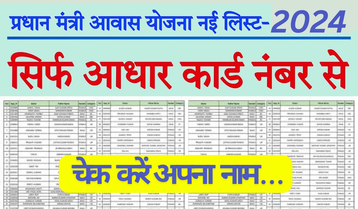 Aadhar Card Se PM Awas Yojana Kaise Dekhe