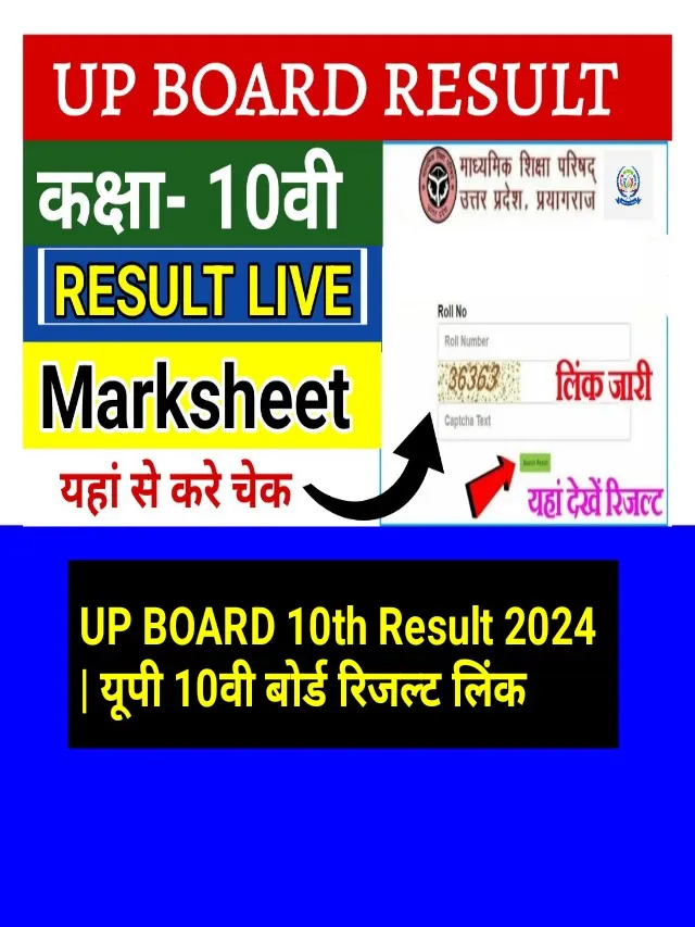 UP Board 10th Result check