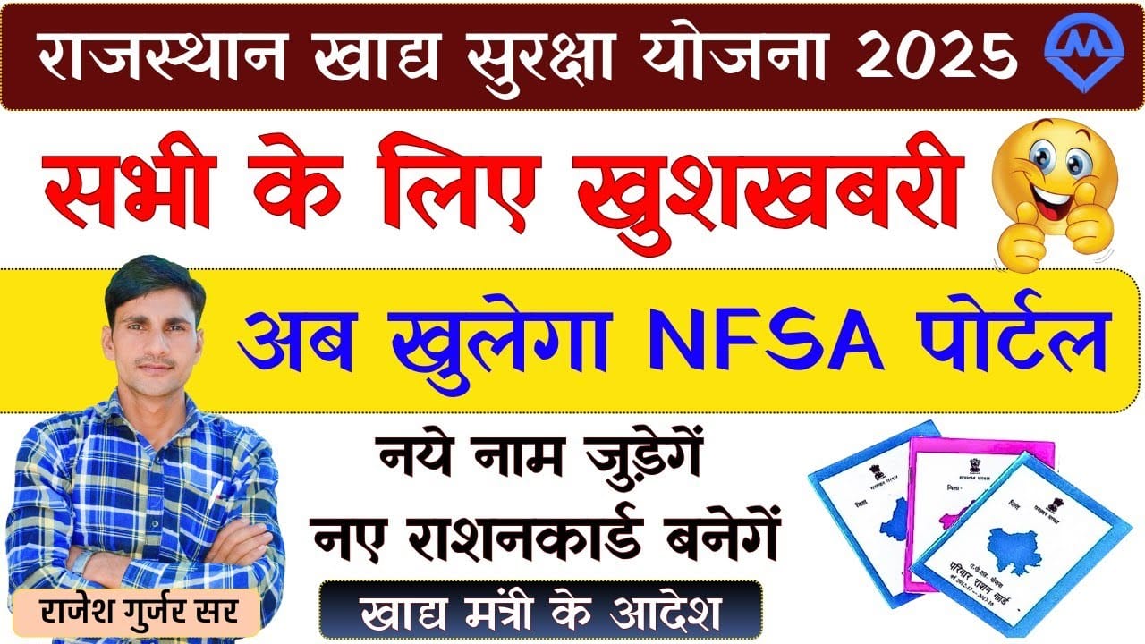 Rajasthan Khadya Suraksha Yojana 2025